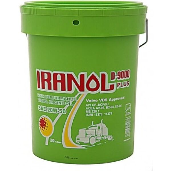 روغن موتور ایرانول 9000 بیست لیتری20w50 دیزلی