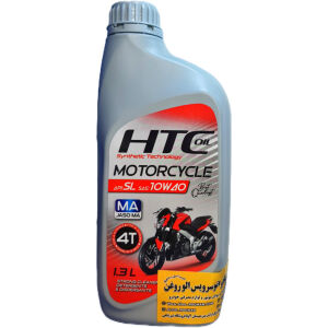 روغن موتور سیکلت اچ تی سی (SL 4T 10w40 (HTC (1/3لیتری)