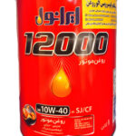 روغن موتور ایرانول 12000 فلزی 10w40 (چهار لیتری) SJ