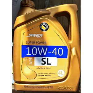 روغن موتور اسپیدی سوپر پاور 10w40 چهار لیتری sl