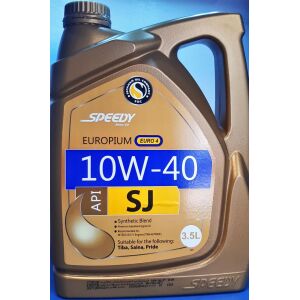 اسپیدی یوروپیوم 10w40 سه و نیم لیتری SJ