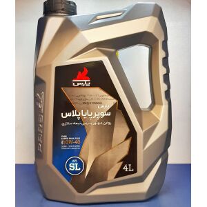 روغن موتور پارس سوپرپایا پلاس 10w40 چهار لیتری SL
