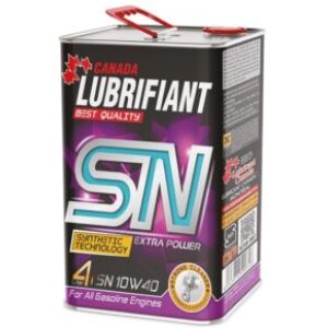 روغن موتور لوبریفنت کانادا Lubrifiant Canada SN 10W40 چهار لیتری