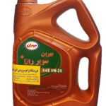 روغن موتور بهران سوپر رانا پلاس 0w20 (چهار لیتری) SN