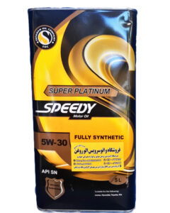 روغن موتور اسپیدی سوپر پلاتینیوم 5W30 (پنج لیتری) SN