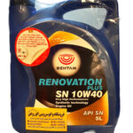 روغن موتور بهتام رنوویشن پلاس (توتال سابق) 10w40 (پنج لیتری) SN