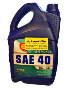 روغن موتور پترولکس (سمن شیمی) 40 حجم (چهار لیتری) SC/CC