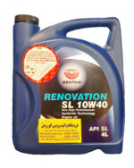 روغن موتور بهتام رنوویشن (توتال سابق) 10W40 (چهار لیتری) SL