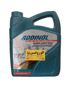 روغن موتور ادینول سوپر لایت 5W40 (چهار لیتری) SP
